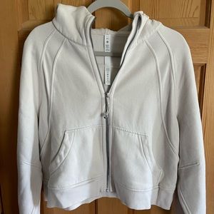 Lululemon scuba full-zip cropped hoodie